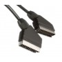 POWERTECH καλώδιο Scart 21pin σε Scart 21pin CAB-S003, 3m, μαύρο