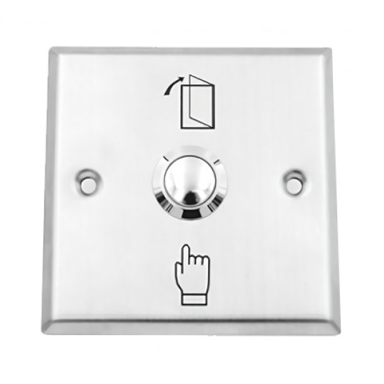 SECUKEY Χωνευτό μπουτόν SCK-CBUTTON2, 3Α, ασημί