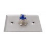 SECUKEY Χωνευτό μπουτόν SCK-CBUTTON2, 3Α, ασημί