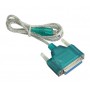 POWERTECH καλώδιο USB 2.0 σε RS232 25pin (F), copper, 1.5m
