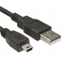 POWERTECH καλώδιο USB σε USB Mini CAB-U042, copper, 3m, μαύρο