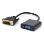 POWERTECH αντάπτορας DVI(M) 24+1 σε VGA(F), 1080p, Active, 0.20, μαύρος