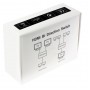 POWERTECH HDMI switch CAB-H112, 2 σε 1, 4K, bidirectional, μαύρο