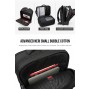 ARCTIC HUNTER τσάντα πλάτης B00345 με θήκη laptop 15.6", USB, 19-32L, μαύρη