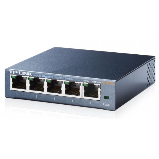 TP-LINK Gigabit Switch TL-SG105, 5 θύρες, Ver. 8.0