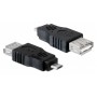 POWERTECH αντάπτορας USB σε Micro USB CAB-U029, μαύρος