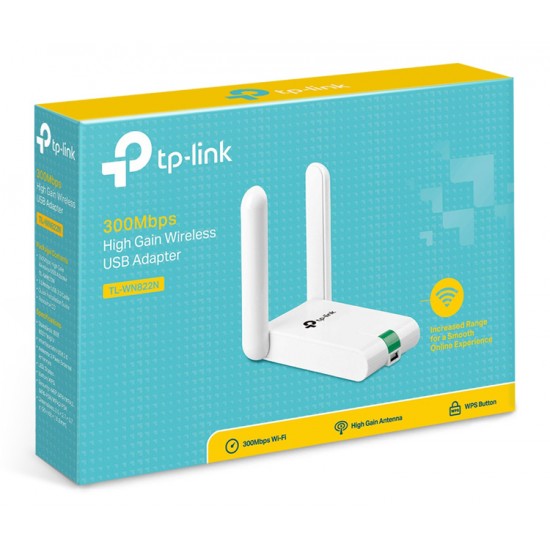 TP-LINK ασύρματος USB αντάπτορας δικτύου TL-WN822N, 300Mbps, Ver. 6.0