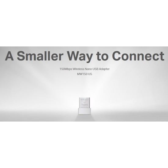 MERCUSYS ασύρματος USB αντάπτορας δικτύου MW150US, 150Mbps, Ver. 2