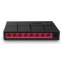 MERCUSYS Desktop Switch MS108G, 8x 10/100/1000 Mbps, V.2.40