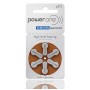 POWER ONE μπαταρίες ακουστικών βαρηκοΐας P312, mercury free, 1.45V, 6τμχ