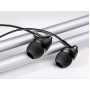 USAMS earphones με μικρόφωνο EP-39, 3.5mm σύνδεση, Φ10mm, 1.2m, μαύρα