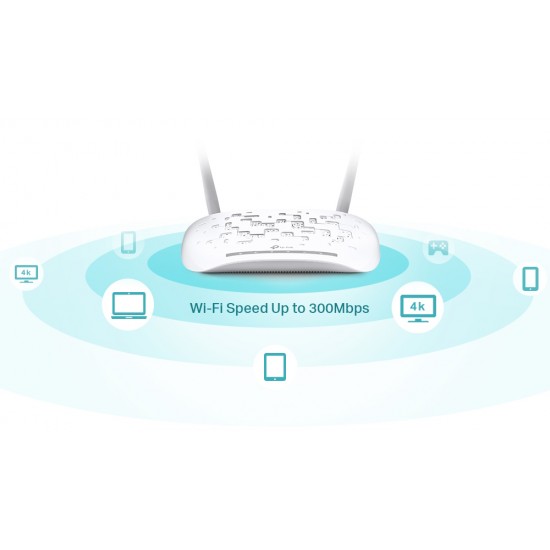 TP-LINK Wireless N Modem Router TD-W9970, 300Mbps, VDSL/ADSL, Ver. 4.0