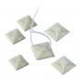 POWERTECH αυτοκόλλητη βάση δεματικών TIES-004, 30x30mm, 50τμχ, λευκό