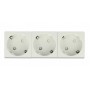DELOCK τριπλό module πρίζας ρεύματος Easy 45 81323, 45°, 45x45mm, 5τμχ
