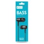 CELEBRAT earphones με μικρόφωνο G13, 3.5mm σύνδεση, Φ10mm, 1.2m, μαύρο