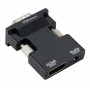 POWERTECH αντάπτορας HDMI σε VGA CAB-H120 με 3.5mm, μαύρος