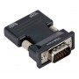 POWERTECH αντάπτορας HDMI σε VGA CAB-H120 με 3.5mm, μαύρος