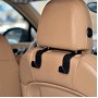 Κρεμάστρα αυτοκινήτου CAR-0007 για το προσκέφαλο, μαύρη, 2τμχ