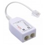 POWERTECH VDSL Splitter με φίλτρο ADSL-06, RJ11, λευκό