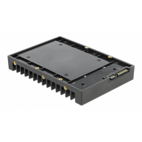 DELOCK tray 3.5" για 2.5" HDD/SSD 18364, 6Gbps, μαύρο