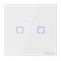 SONOFF smart διακόπτης ΤΧ-T2EU2C, αφής, Wi-Fi, διπλός, λευκός