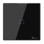 SONOFF smart διακόπτης ΤΧ-T3EU1C, αφής, Wi-Fi, μονός, μαύρος