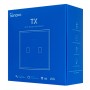 SONOFF smart διακόπτης ΤΧ-T3EU2C, αφής, Wi-Fi, διπλός, μαύρος