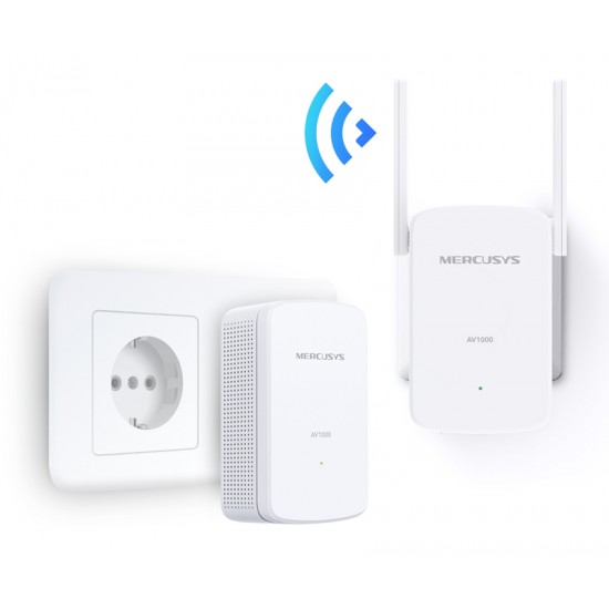 MERCUSYS Powerline Extender MP510 Kit, AV1000 Gigabit, WiFi, Ver: 1.0