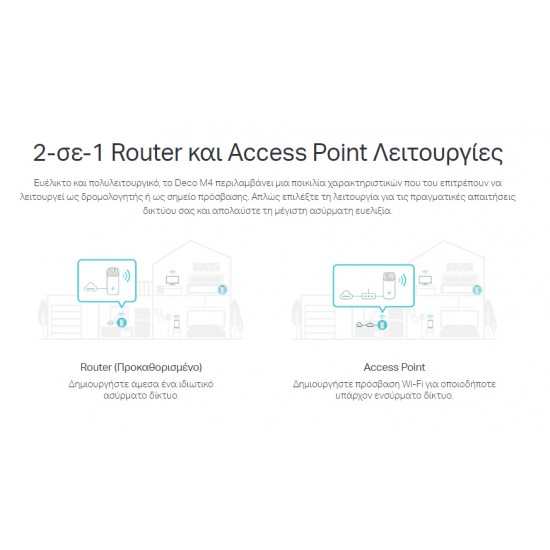 TP-LINK Home Mesh Wi-Fi System DECO E4, AC1200, Ver. 2.0