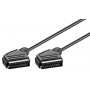 GOOBAY καλώδιο Scart 21pin σε Scart 21pin 11702, 1.5m, μαύρο