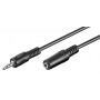 GOOBAY καλώδιο ήχου 3.5mm 50935 αρσενικό-θηλυκό, 3 pin, 10m, μαύρο