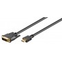GOOBAY καλώδιο DVI-D σε HDMI 51580, 2m, μαύρο