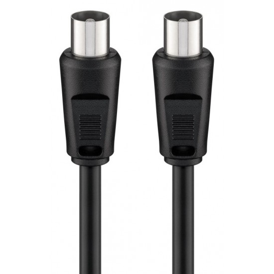 GOOBAY καλώδιο κεραίας αρσενικό 68150, <70dB, CCS, 5m, μαύρο