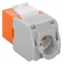 GOOBAY Keystone module RJ45 CAT 6A 90690, UTP, πορτοκαλί