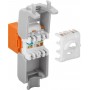 GOOBAY Keystone module RJ45 CAT 6A 90690, UTP, πορτοκαλί