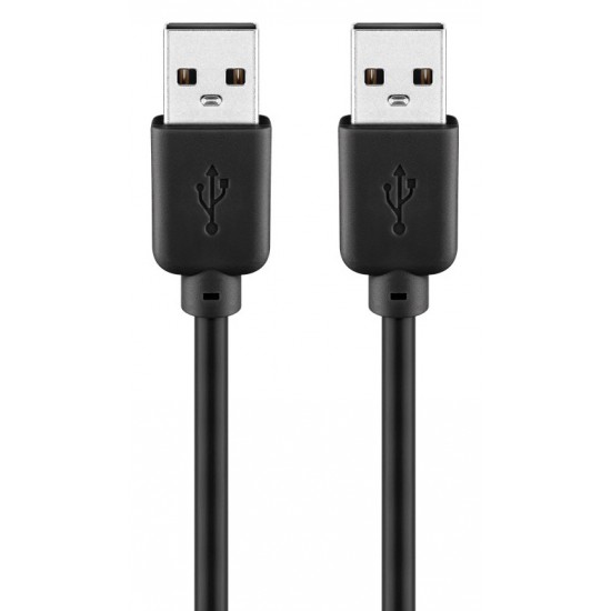 GOOBAY καλώδιο USB 2.0 Type A 93594, copper, 3m, μαύρο