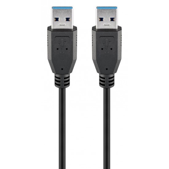 GOOBAY καλώδιο USB 3.0 95716, 5 Gbps, 0.5m, μαύρο