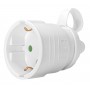 POWERTECH φις ρεύματος PT-887, 1x schuko, 16A, λευκό