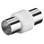 POWERTECH αντάπτορας καλωδίου κεραίας CAB-V030, θηλυκό, λευκός, 5τμχ