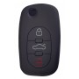 Θήκη κλειδιού για αυτοκίνητα Audi 1009-03, εύκαμπτη, μαύρη