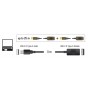 DELOCK καλώδιο USB 2.0 αρσενικό σε θηλυκό 82308, active, 5m, μαύρο