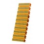 POWERTECH Clip αρίθμησης καλωδίου Νο 3, Orange, 10τεμ.
