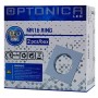 OPTONICA μεταλλικό πλαίσιο spot για MR16 5074, χωνευτό, 82x82x25mm, 2τμχ