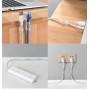 POWERTECH οργανωτής καλωδίων TIES-031, 3.3x1.3x1.2cm, διαφανές, 12τμχ