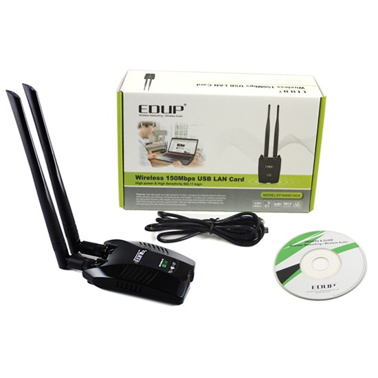 EDUP ασύρματος USB αντάπτορας δικτύου EP-MS8515GS-PRO, 150Mbps