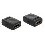 DELOCK αντάπτορας HDMI θηλυκό σε θηλυκό 65049, 4K/30Hz, μαύρος