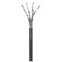 GOOBAY καλώδιο δικτύου 57197, CAT 6 S/FTP, CCA, έως 40m, 100m, μαύρο