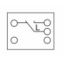 DELOCK module διακόπτης Easy 45 81362, μονός, 1-pole, 2-way, λευκός