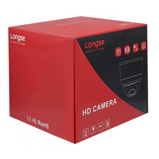 LONGSE IP κάμερα LIRDQFK500W, WiFi, 3.6mm, 1/2.5" CMOS, 5MP, IP67