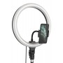 BASEUS φωτιστικό δαχτυλίδι LED CRZB12-B01, 12", χωρίς τρίποδα, μαύρο
